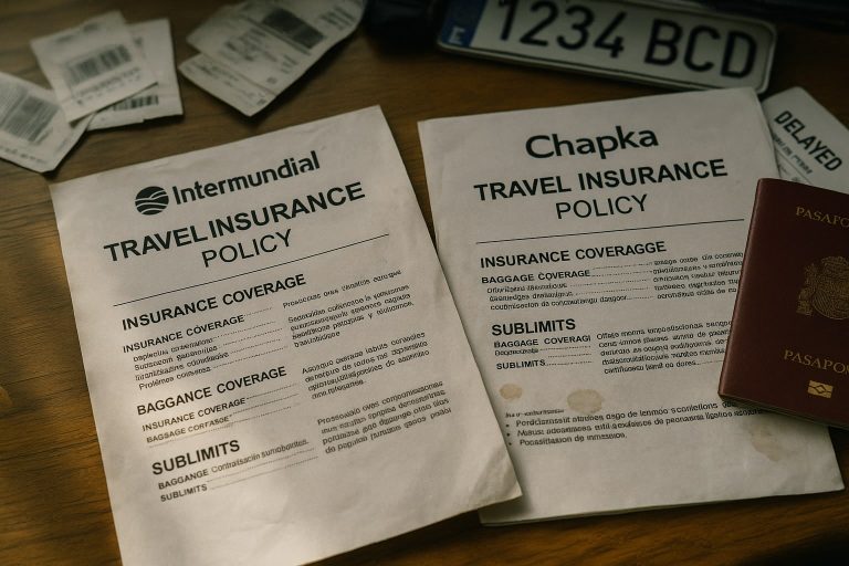 Intermundial vs Chapka en la comparativa de pérdida y demora de equipaje: límites por objeto, franquicia y plazos de reclamación Intermundial vs Chapka en la comparativa de pérdida y demora de equipaje: límites por objeto, franquicia y pla