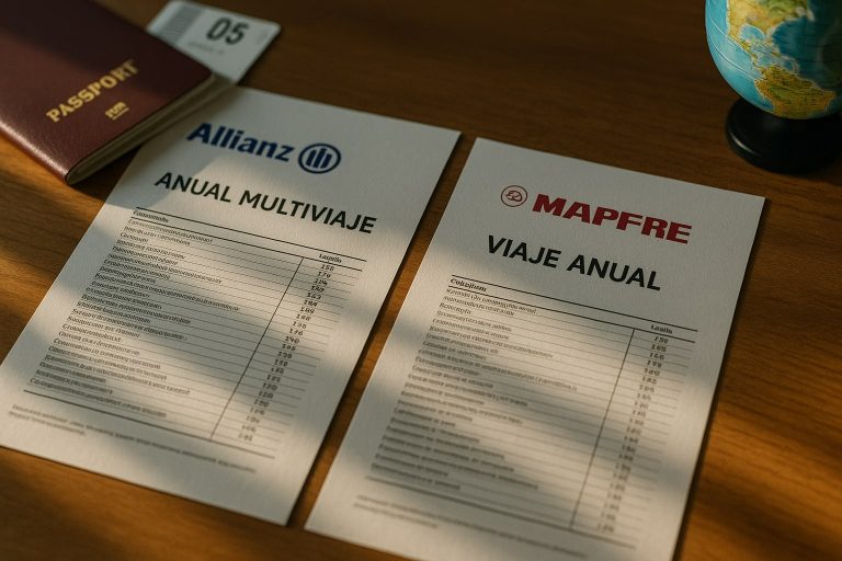 Allianz Travel Anual Multiviaje vs Mapfre Viaje Anual: dos pólizas para viajeros frecuentes enfrentadas en lím