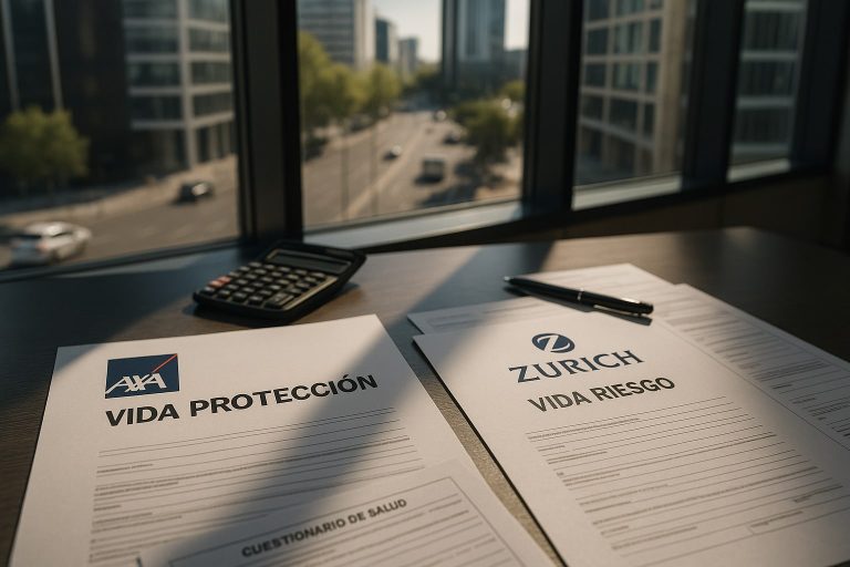 Axa Vida Protección vs Zurich Vida Riesgo: capital, invalidez y cuestionario de salud enfrentados Axa Vida Protección vs Zurich Vida Riesgo: capital, invalidez y cuestionario de salud enfrentados
