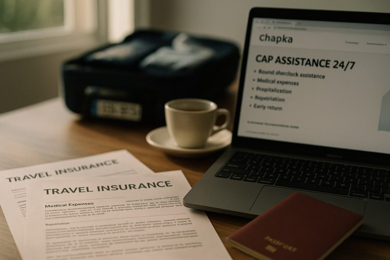 Chapka Cap Assistance 24/7: análisis de la póliza de viaje media duración, capital médico y letra pequeña en e