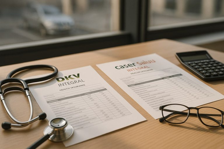 DKV Integral vs Caser Salud Integral: dos pólizas con copago comparadas en cuadro médico, carencias y precio