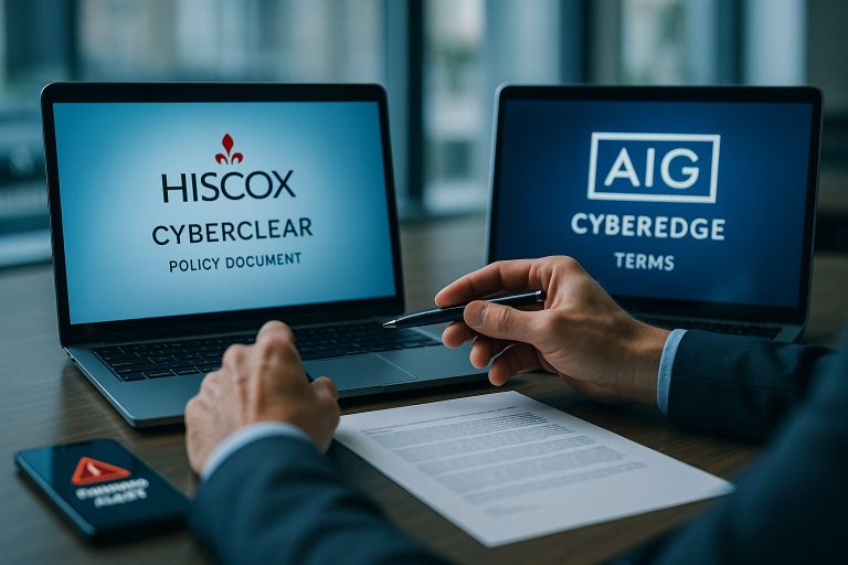 Hiscox CyberClear vs AIG CyberEdge: dos pólizas de ciberriesgo para pymes enfrentadas en extorsión, brecha de datos y respuesta forense Hiscox CyberClear vs AIG CyberEdge: dos pólizas de ciberriesgo para pymes enfrentadas en extorsión, brecha de