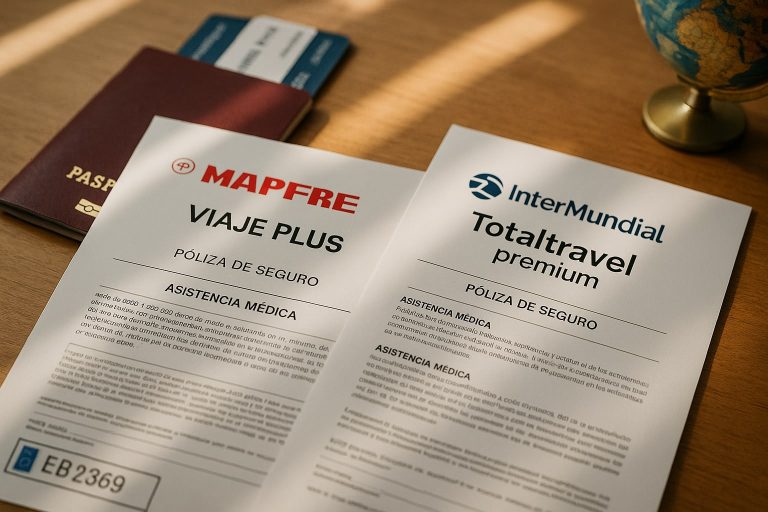 Mapfre Viaje Plus vs Intermundial Totaltravel Premium: dos pólizas de viaje internacional gama alta enfrentadas en asistencia médica y repatriación Mapfre Viaje Plus vs Intermundial Totaltravel Premium: dos pólizas de viaje internacional gama alta enfrentada