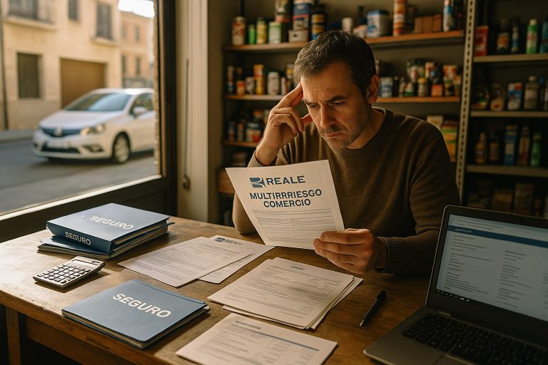Reale Multirriesgo Comercio: análisis para tiendas pequeñas, franquicias por garantía y exclusiones en daños p