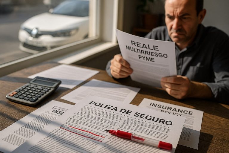 Reale Multirriesgo Pyme: análisis de coberturas, franquicias por garantía y letra pequeña en avería de maquina