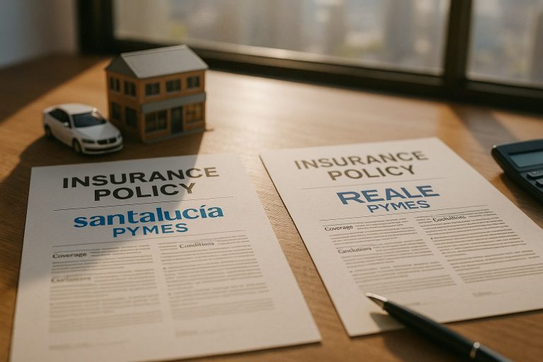 Santalucía Pymes vs Reale Pymes: franquicia, asistencia 24h y pérdida de beneficios cara a cara